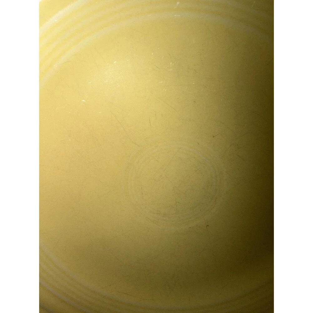 Homer Laughlin  Fiesta Yellow  Mixed Size Plate Set  2 Salad 3 Dessert